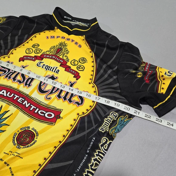 Black and Yellow Performance Cycling Jerseys - Picture 4 of 14